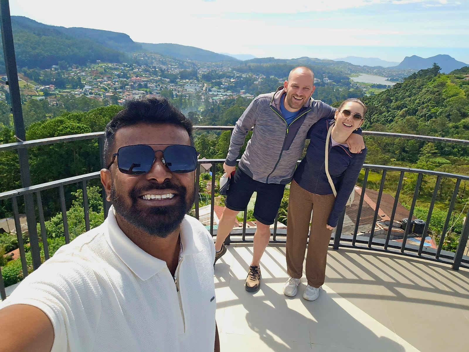 Overlooking Nuwara Eliya from the hillside