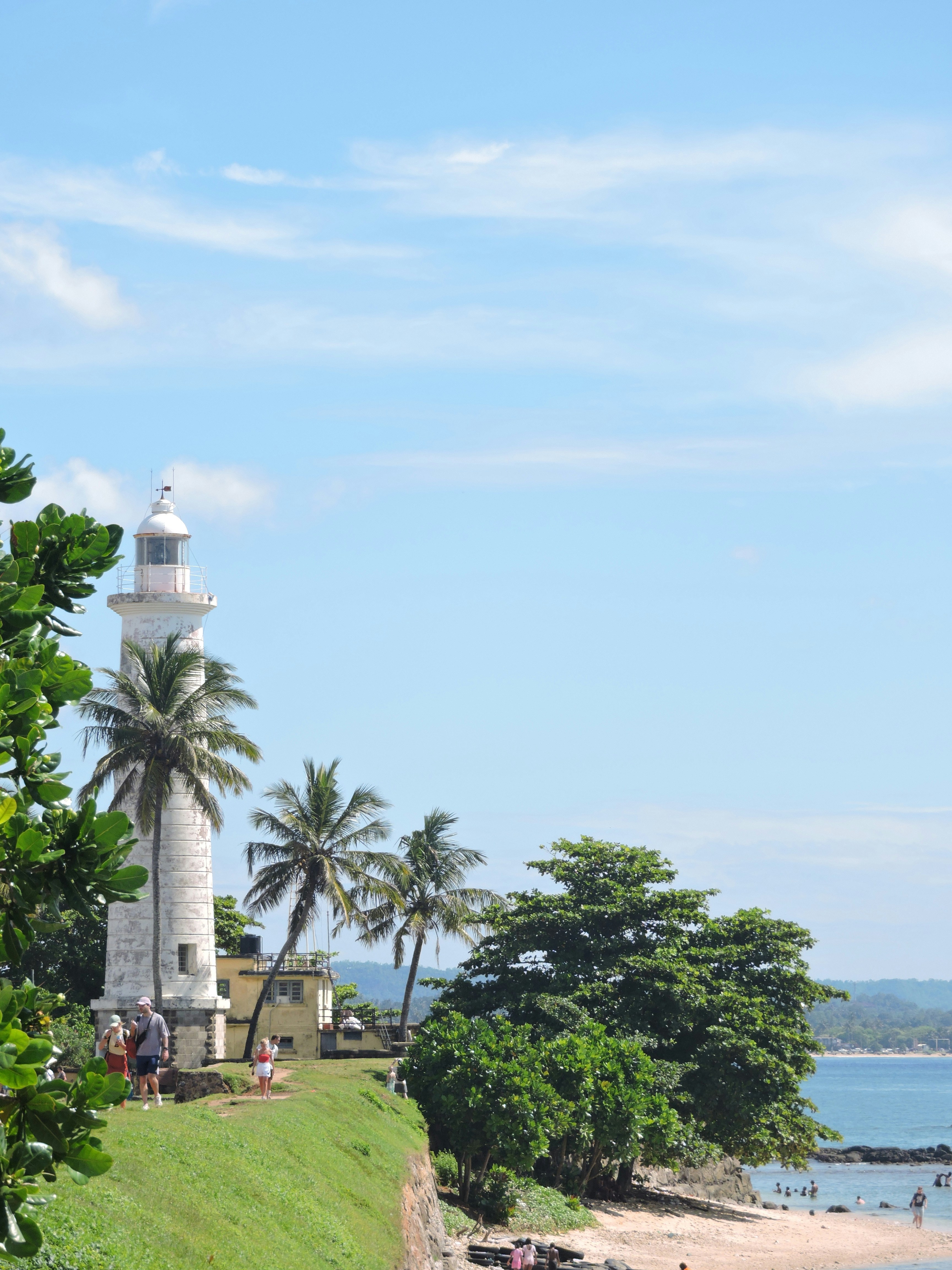Galle lighthouse seen from the south coast
